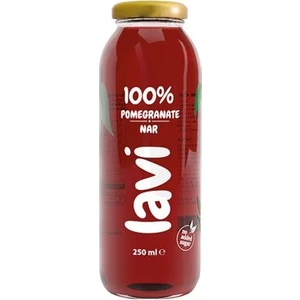 %100 Nar Suyu 250 ml Cam Şişe x 12 Adet