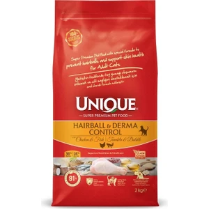 Hairball Derma Tavuklu Balıklı Yetişkin Kedi Maması 2 kg