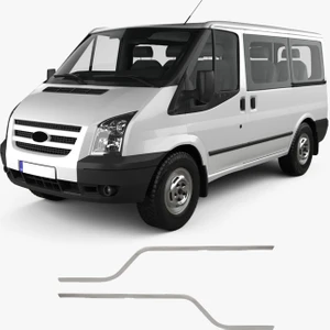Ford Transit Krom Cam Çıtası 2 Parça P.çelik 2003 > 2013