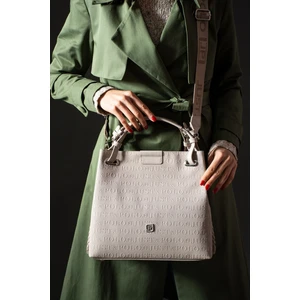 Just Polo Kadın Örgülü 4 Bölmeli Omuz Çantası ve El Çantası 2180-GD