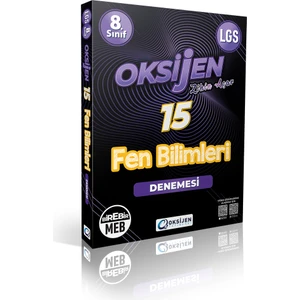 Oksijen Yayınları 8. Sınıf LGS Fen Bilimleri 15 Deneme