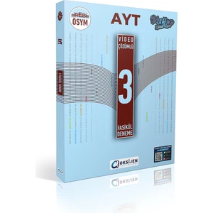 Oksijen Yayınları Ayt 3'lü Fasikül Deneme