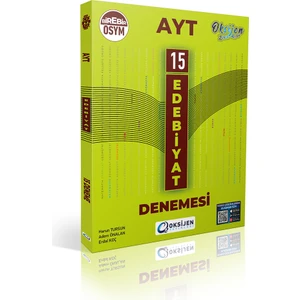Oksijen Yayınları Ayt Edebiyat 15'li Branş Denemesi