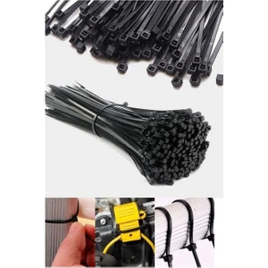 Pemsan 40CM x 4,8mm Plastik Cırt Kelepçe Kablo Bağı  (100 Adet)