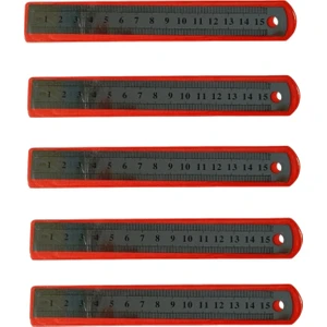 Celik Cetvel 15 cm ( 5 Adet )
