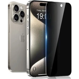 Apple iPhone 16 Pro Max ile Uyumlu Hayalet Gizlilik Filtreli Privacy 9h Cam Ekran Koruyucu