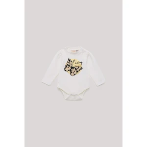 GB Baby Bg Store Kız Bebek Ekru Body