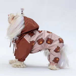 Colorado Polarlı Su Geçirmez Küçük Irk Köpek Yağmurluk Tulum