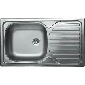 Krom Evye 43.5 x 76 Ankastre Eviye Sol Damlalık