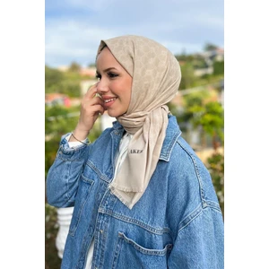 Elegance Monogram Şal - 1090100-933 - Bej