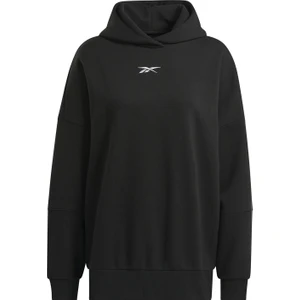 Lux Oversızed Hoodıe Siyah Kadın Sweatshirt