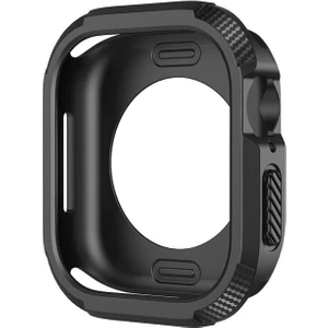 Apple Watch 10 46MM ile Uyumlu Önü Açık Armor Silikon Tpu Kasa Koruyucu Kılıf - FC794
