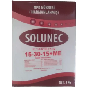 Solunec 15 30 15 Harmanlanmış NPK Gübresi 1 kg