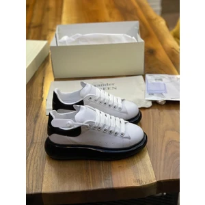 Şeffaf Taban Deri Yeni Sezon Klasik Erkek Bayan Unisex Ayakkabı Mcqueen Ithal