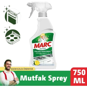 Mutfak Temizleyici Yağ Çözücü Limon Kokulu Sprey 750 ml