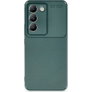 Vivo V30 Lite 4g Kılıf Focus Carbon Silikon Kapak