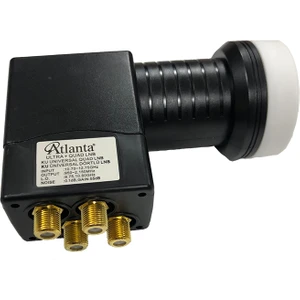 Ultra+ Quad Dörtlü Dört Çıkışlı 4K Full HD LNB (Gold Konnektör/4 Uydu Alıcıda Kullanım)
