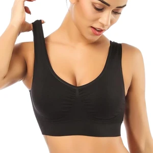 Kadın Kalın Askılı Pedsiz Sporcu Büstiyer Rahat Kullanım Sütyeni