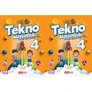 Kırmızı Beyaz Yayınlar (Sınıf: 4) Matematik 4 (1 .dönem) ve (2.dönem) Kitap Seti (2 Kitap)