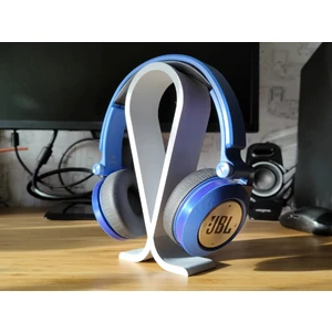 Gamer Kulaklık Standı - Dekoratif Kulaklık Tutucu Beyaz 22 cm