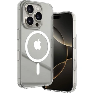 Apple iPhone 16 Pro Magsafe Destekli Şeffaf Telefon Kılıfı