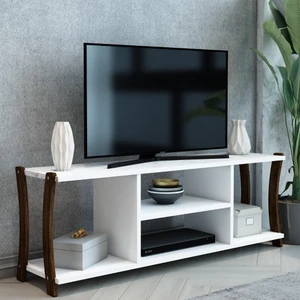 Jest Dekor Konsept Mila Atlantik Çam Ahşap Raflı Televizyon Sehpası, Tv Ünitesi, Tv Sehpası – 120X30 cm – Şık ve Ergonomik