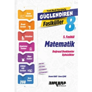 Ankara Yayıncılık Matematik Güçlendiren 5. Fasikül