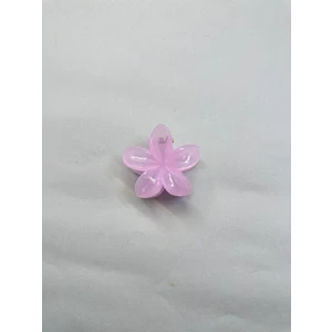 Yağmur Kaktüs Tekli, Açık Pembe Renk 5 cm Lotus Çiçeği Mandal Toka
