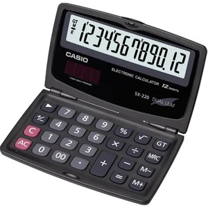 SX-220 12 Hane Cep Tipi Kapaklı Hesap Makinesi