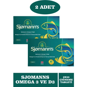 Omega-3 High 30 Çiğnenebilir Jel Tablet x 2 Adet