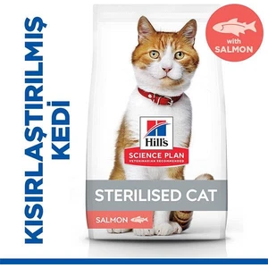 Scıence Plan Somonlu Kısırlaştırılmış Yetişkin Kedi Maması 8 kg + 2 kg