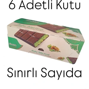 Çıtır Kadayıflı Meşhur Dubai Lezzeti Kutu - Antep Fıstığı ve Kadayıflı Dubai Çikolatası