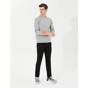 Pierre Cardin Erkek Siyah Slim Fit Beli Latikli İpli Kanvas Pantolon 50259704-VR046