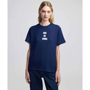 Slogan baskılı tişört IW6240070118629