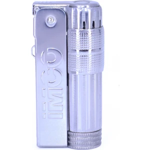 Orijinal Avusturya Üretimi Paslanmaz Çelik Benzinli Muhtar Çakmak - Gümüş Rengi