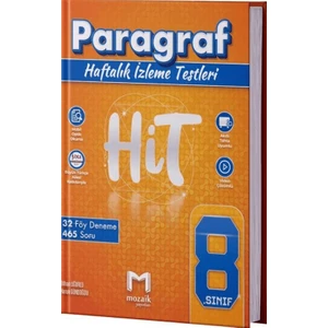 Mozaik Yayınları 8. Sınıf Paragraf Hit 32 Deneme