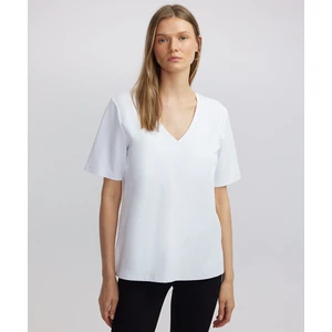 V yaka basic tişört IW6240070108002