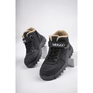 Trudy Garantili Soğuğa Dayanıklı Kürklü Cırtlı ve Bağcıklı Çocuk Bot