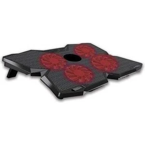 Dna002 4 Fanlı Ledli Notebook Soğutucu  Alt 2 Fan- Üst 2 Fan Açıp Kapama Özellikli