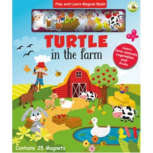 Turtle in the Farm Magnet Book