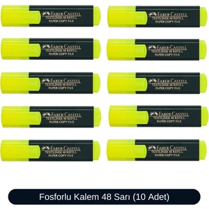 Fosforlu Kalem 48 Serisi 10 Adet