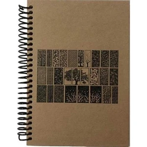 Kraft Spiralli Defter 80 Yaprak Çizgili 16 x 23 cm