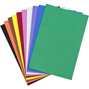 A4 Ebat Yapışkanlı Eva 10 renk 1 Paket