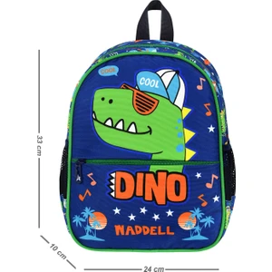 Lacivert Dino Desenli Anaokulu Kreş Sırt Çantası 24113