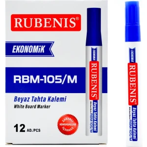 Ekonomik Beyaz Tahta Kalemi Mavi 12 Adet