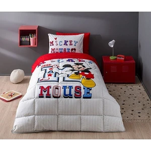 Mickey Mouse Tek Kişilik Lisanslı Lastikli Çarşaf Çocuk Uyku Seti 5098