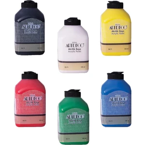 Akrilik Boya 500 ml 6'li Set