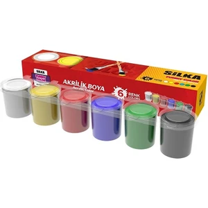 6 Renk Akrilik Boyası ART.600