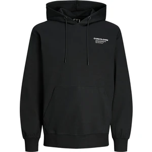 Jack&jones Hood Aero Erkek Siyah Kapüşonlu Sweatshirt