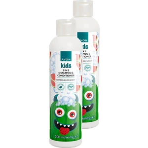 Kids Karpuz Kokulu Çocuk Saç Kremi ve Şampuanı 200 ml x 2 adet